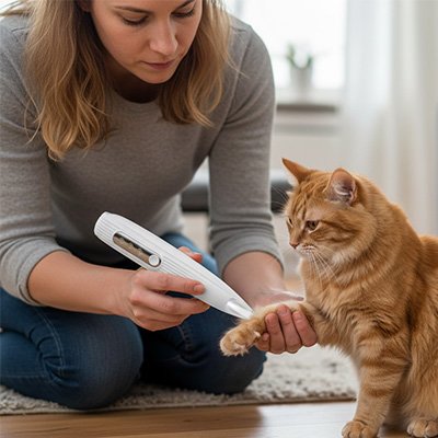 Tondeuse chat