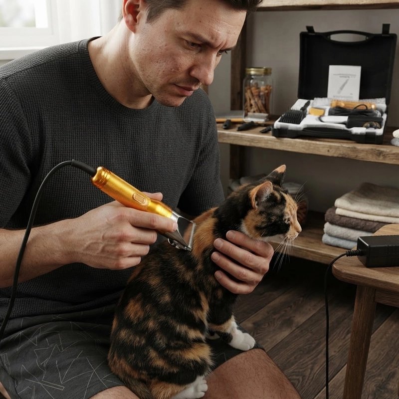 Tondeuse chat