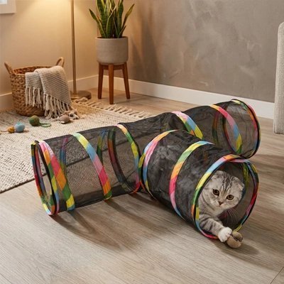 Tunnel Chat | Labyrinthe Modulable & Stimulant - Mondechat