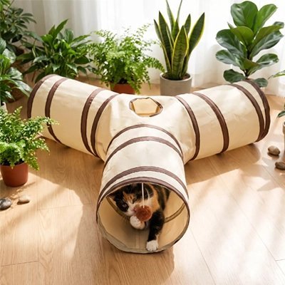Tunnel pour Chat | Labyrinthe Modulable & Stimulant - Mondechat