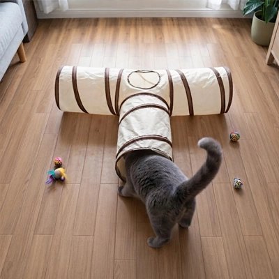 Tunnel pour Chat | Labyrinthe Modulable & Stimulant - Mondechat