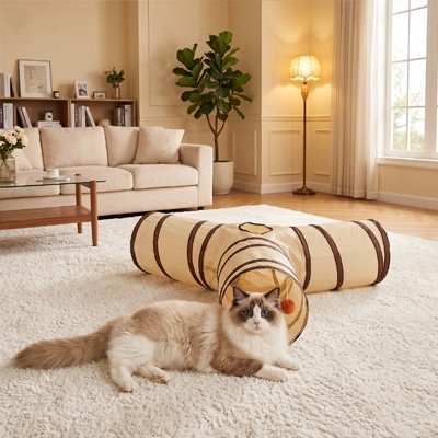 Tunnel pour Chat | Labyrinthe Modulable & Stimulant - Mondechat