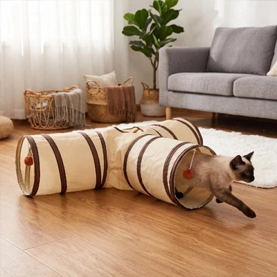 Tunnel pour Chat | Labyrinthe Modulable & Stimulant - Mondechat