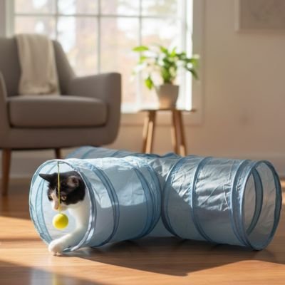 Tunnel pour chat | Pliable Résistant - Mondechat