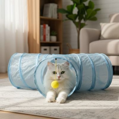 Tunnel pour chat | Pliable Résistant - Mondechat